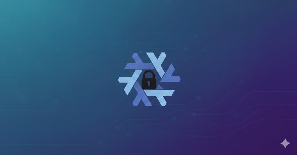 NixOS logo with lock